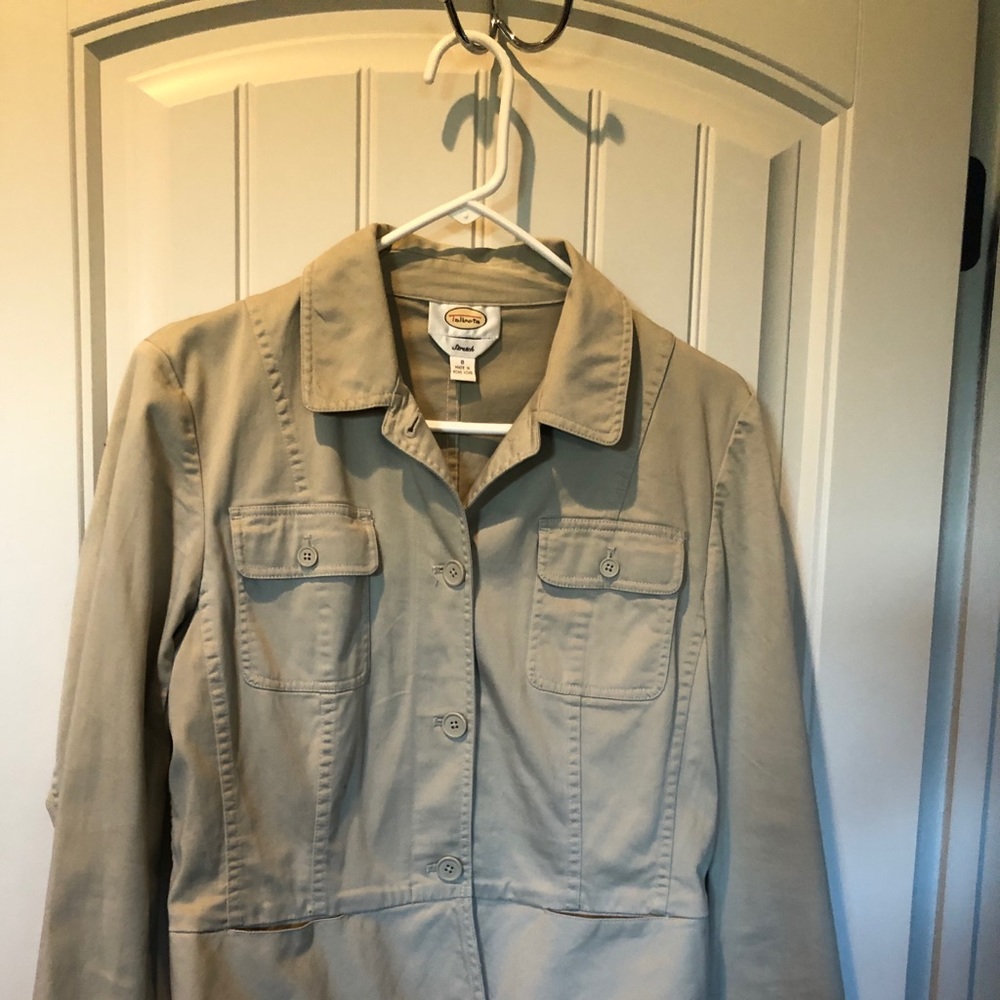 Talbots “stretch - canvas cotton” Jacket